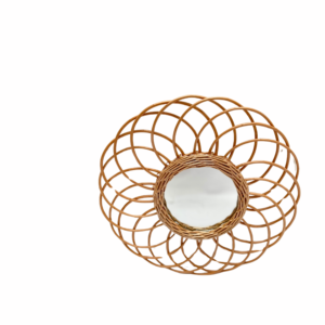 Wicker Mirror