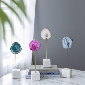 Agate Sculpture-White