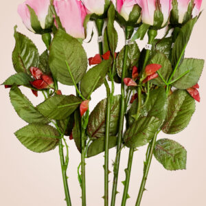 Pink Open Rose Bocc
