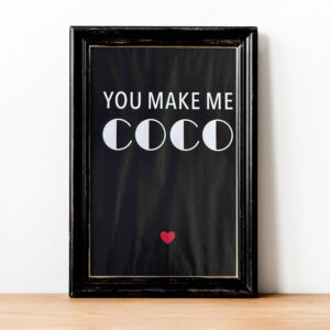You Make Me Coco Painting