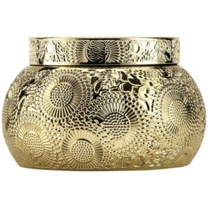Voluspa Crane Flower Glass Bowl