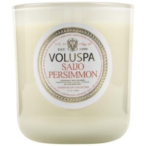 Voluspa Saijo Persimmon Boxed Scallop Candlepot