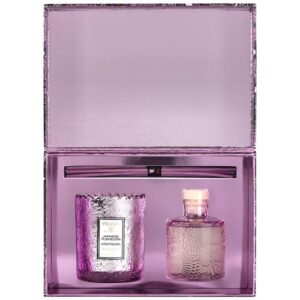 Voluspa Japanese Plum Bloom Candle and Diffuser Gift Set