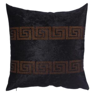 CUSHION EDGING PILLOW-BLACK