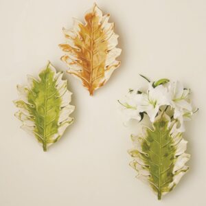 Tree Leaf Wall Plaque-GREEN