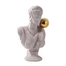 Gaia Figurine - Classical heroic sculpture with abstract features for contemporary homes.
