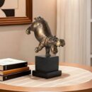 Seraphine Figurine - Modern resin handstand hippo ornament for luxury home decor charm.