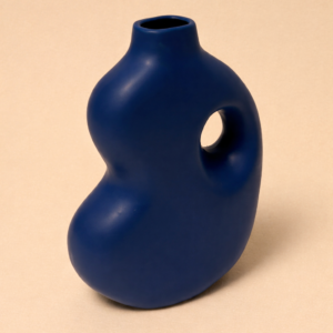 Cobalt Muse Loop Vase