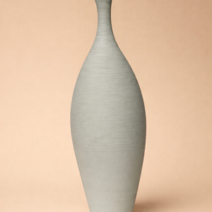 Ivory Ripple Amphora Vase