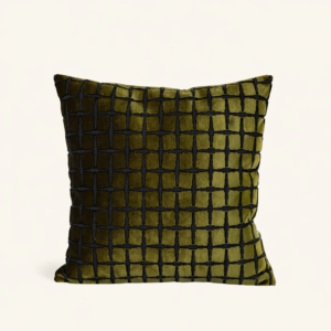 Moss Grid Cushion